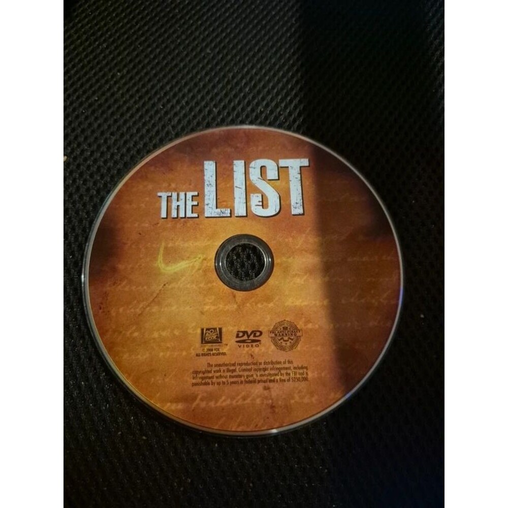 The List DVD Disc Only